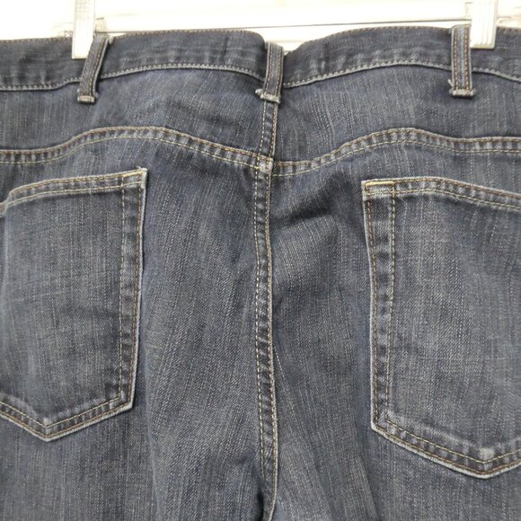 OLD NAVY - Loose | size 42 x 30 | Dark Wash Straight Leg Jeans - Picture 11 of 16